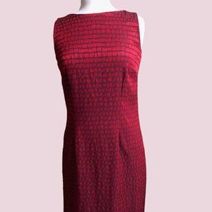 Vintage Sleeveless Red AGB Dress